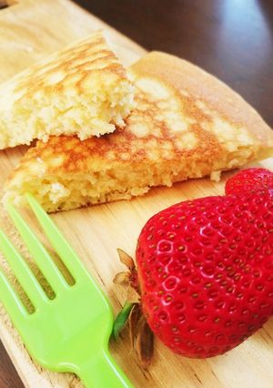 グルテンフリー ふわふわパンケーキ-レシピのメイン写真