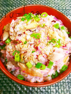 簡単*塩さばとしば漬けの春色混ぜご飯-レシピのメイン写真