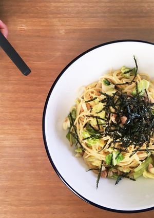 キャベツとツナ缶で和風パスタ-レシピのメイン写真