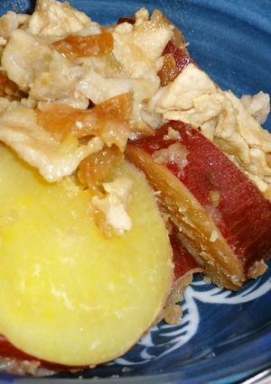 豚肉とさつま芋の梅風味-レシピのメイン写真