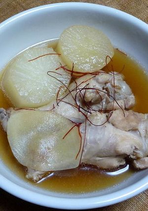 圧力鍋で、鶏手羽元と大根の煮物-レシピのメイン写真