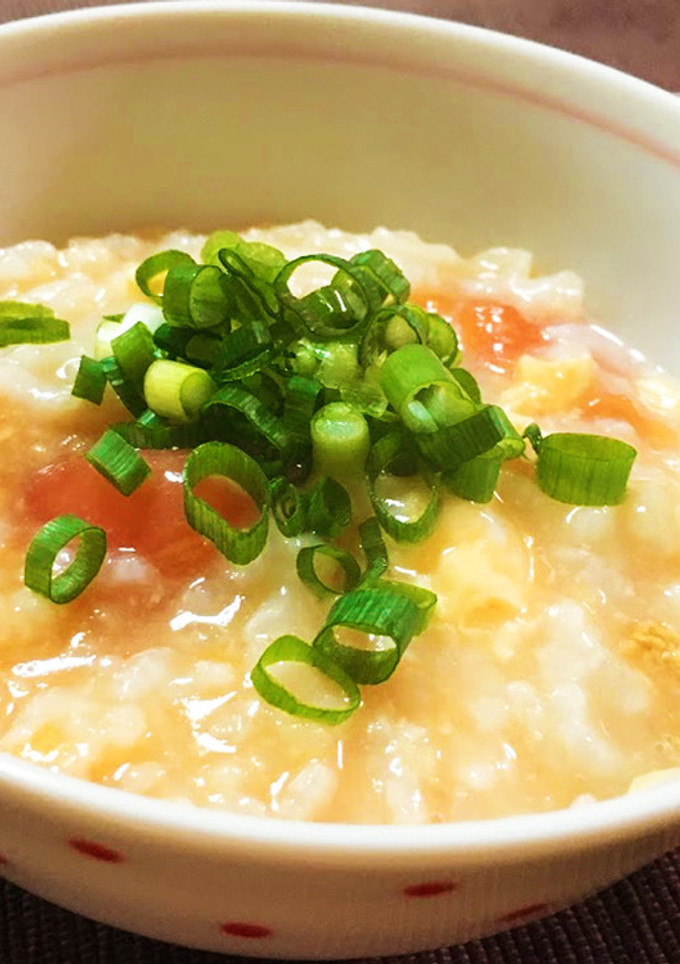 簡単さっぱりいたわり☆トマト粥-レシピのメイン写真
