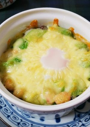 アボカド&卵&ミックスビーンズのココット-レシピのメイン写真