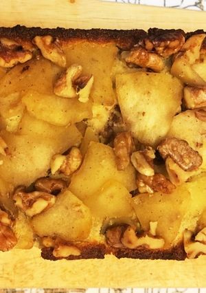 糖質制限 りんごとクルミのパウンドケーキ-レシピのメイン写真
