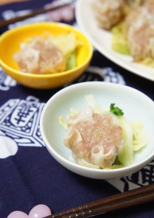 キャベツ盛り*フライパン焼売-レシピのメイン写真
