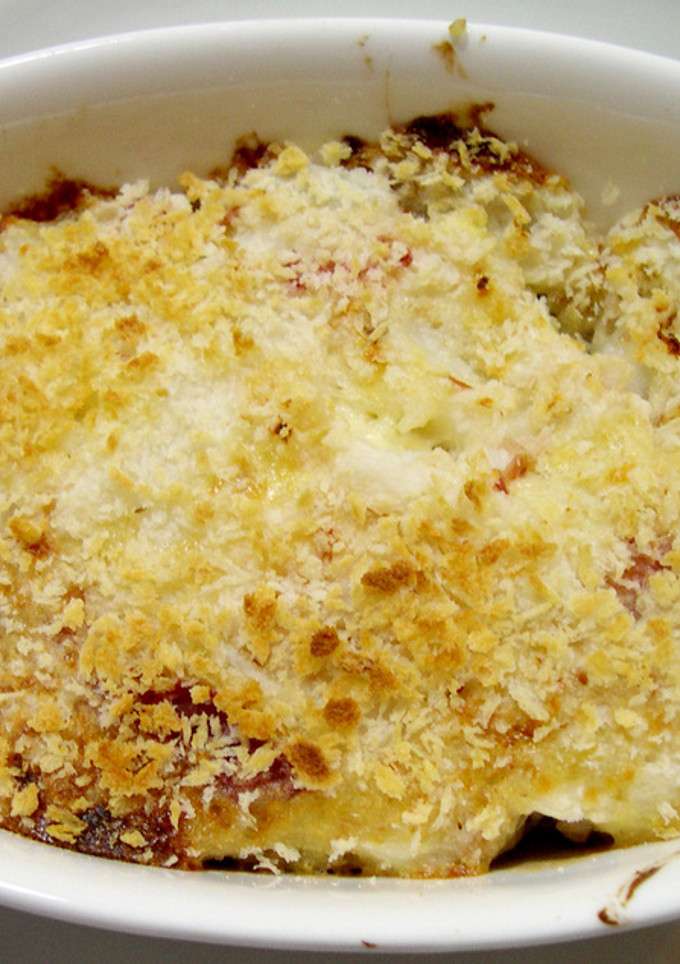 これ美味しい！長いもの梅マヨグラタン-レシピのメイン写真