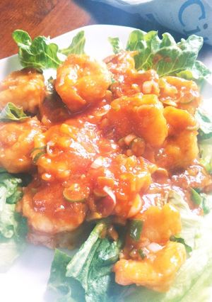 【フライパンで作れる本格中華②】エビチリ-レシピのメイン写真