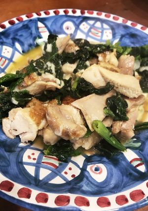 鶏モモの重し焼き☆チーズ風味-レシピのメイン写真