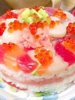 簡単かわいい寿司ケーキ!!-レシピのメイン写真