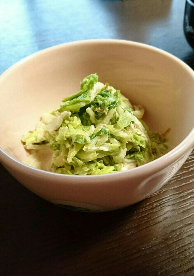 白菜のマヨとめんつゆ和え( ≡・x・≡)-レシピのメイン写真