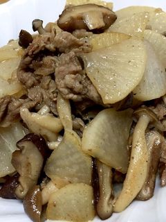 簡単★ご飯が進む!牛肉と大根の炒め煮-レシピのメイン写真