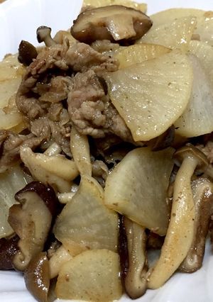 簡単★ご飯が進む！牛肉と大根の炒め煮-レシピのメイン写真