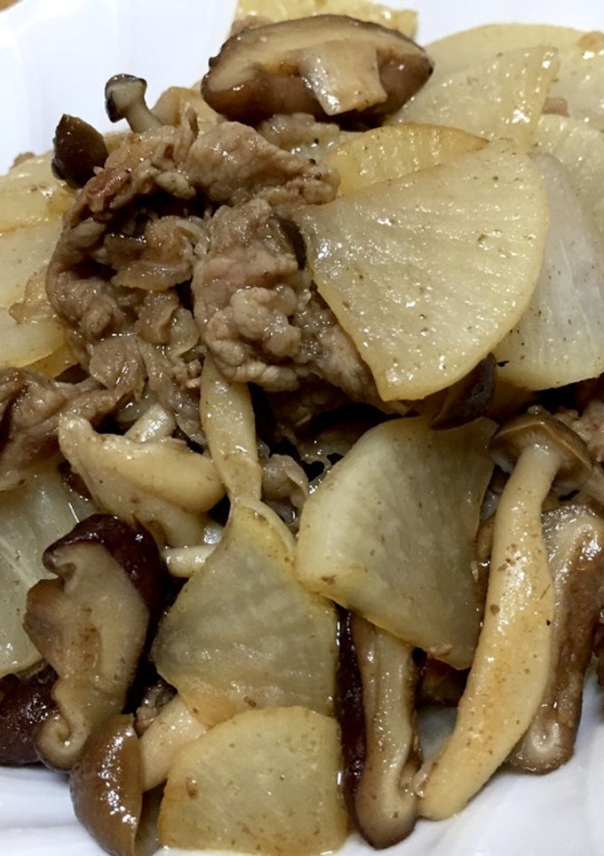 簡単★ご飯が進む！牛肉と大根の炒め煮-レシピのメイン写真