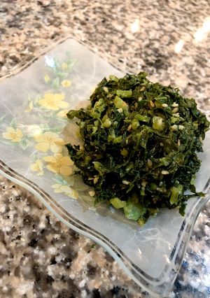 アンチエイジング◎ゴマたっぷり大根菜炒め-レシピのメイン写真