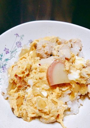 簡単!野菜たっぷり柔らか鶏胸肉の親子丼-レシピのメイン写真