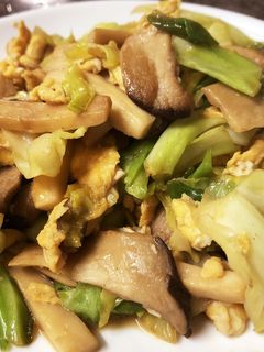 キャベツと卵とエリンギのバター醤油炒め-レシピのメイン写真