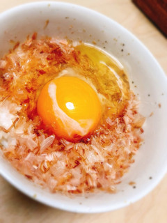 鰹節が決め手♡和風卵かけご飯♡-レシピのメイン写真
