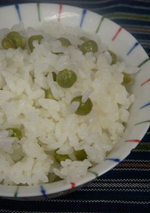 グリンピースご飯-レシピのメイン写真