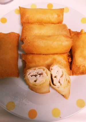 超簡単☆サラダチキンDEチーズ春巻き-レシピのメイン写真