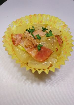 お弁当に★簡単！玉ねぎのレンジでチン！-レシピのメイン写真