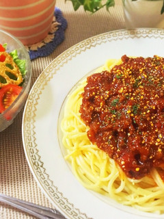 お店の味♡ミートソーススパゲティ-レシピのメイン写真