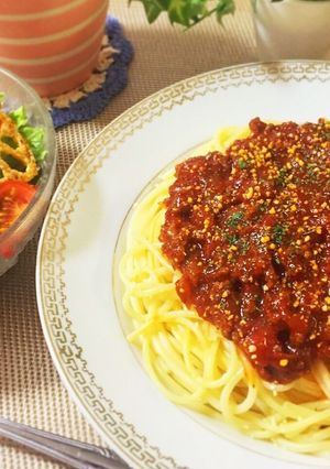 お店の味♡ミートソーススパゲティ-レシピのメイン写真