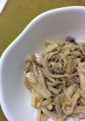 焼肉のタレ&マヨで牛そぼろ大根-レシピのメイン写真