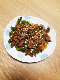 普段と違う味付けで♪ピリ辛牛肉と野菜炒め-レシピのメイン写真