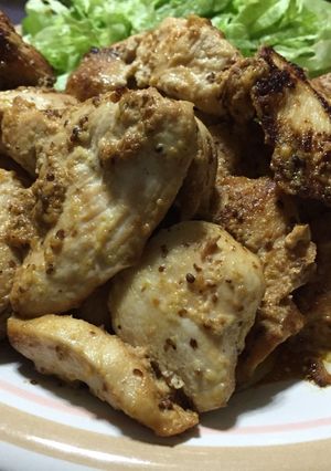 粒マスタードマヨで鶏胸肉！柔らかいよ！！-レシピのメイン写真