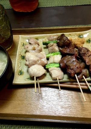 男でもできる魚焼きグリルで焼鳥-レシピのメイン写真