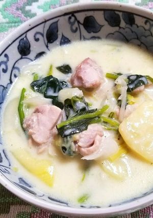 白菜と鶏肉のクリーム煮-レシピのメイン写真
