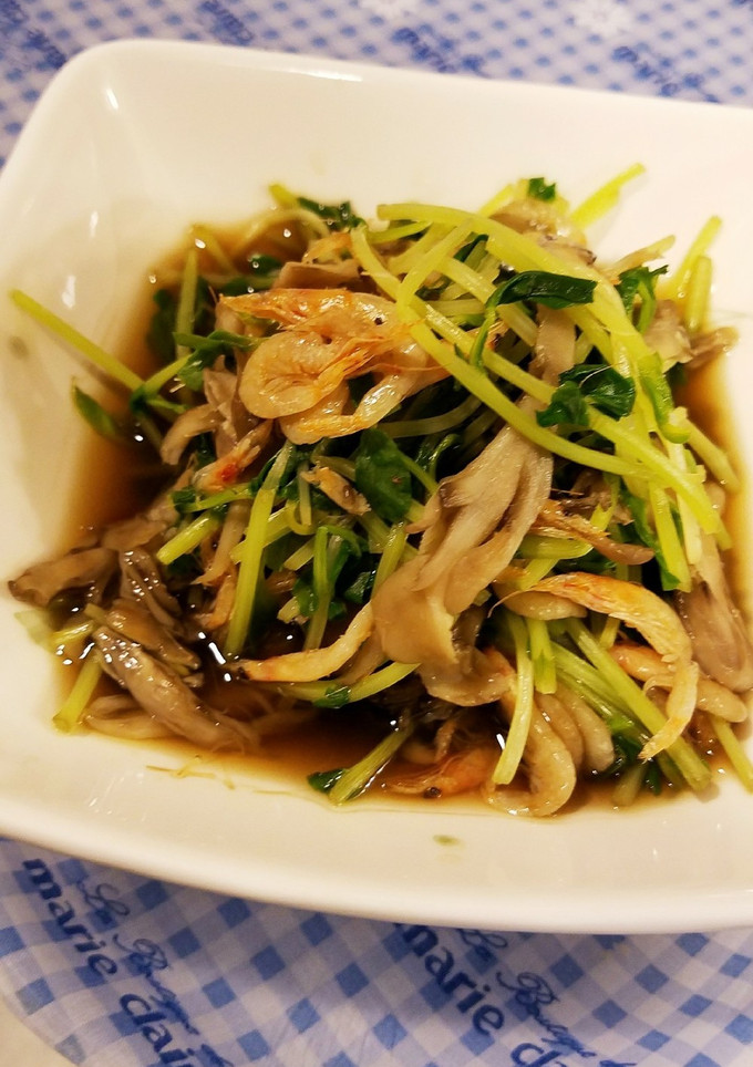 豆苗と舞茸の煮浸し-レシピのメイン写真