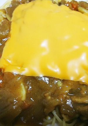 チーズカレーパスタ-レシピのメイン写真