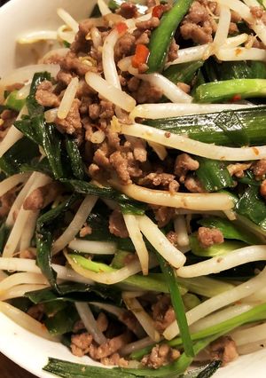 簡単！台湾肉味噌もやし炒め-レシピのメイン写真