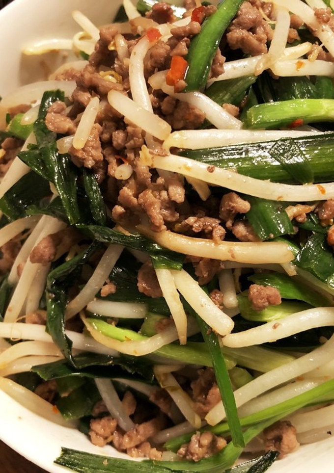 簡単！台湾肉味噌もやし炒め-レシピのメイン写真