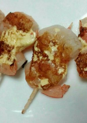 お弁当にエビのマヨネーズ焼き-レシピのメイン写真