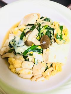 ☆きのことお豆腐の卵とじ☆-レシピのメイン写真