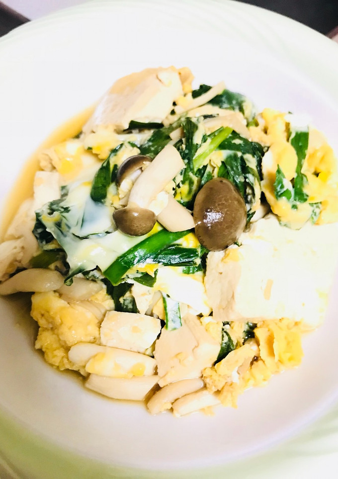 ☆きのことお豆腐の卵とじ☆-レシピのメイン写真