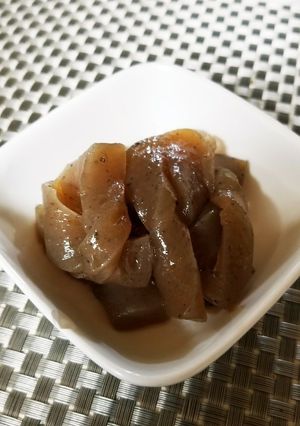 手作りこんにゃくの柔らか煮浸し-レシピのメイン写真