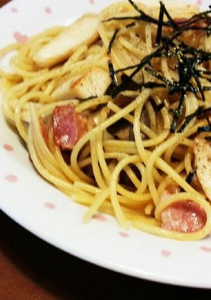 きのことベーコンのバター醤油パスタ-レシピのメイン写真