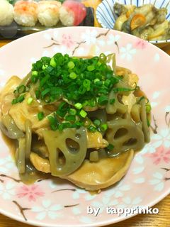 簡単節約☆鶏胸肉とれんこんのあんかけ炒め-レシピのメイン写真