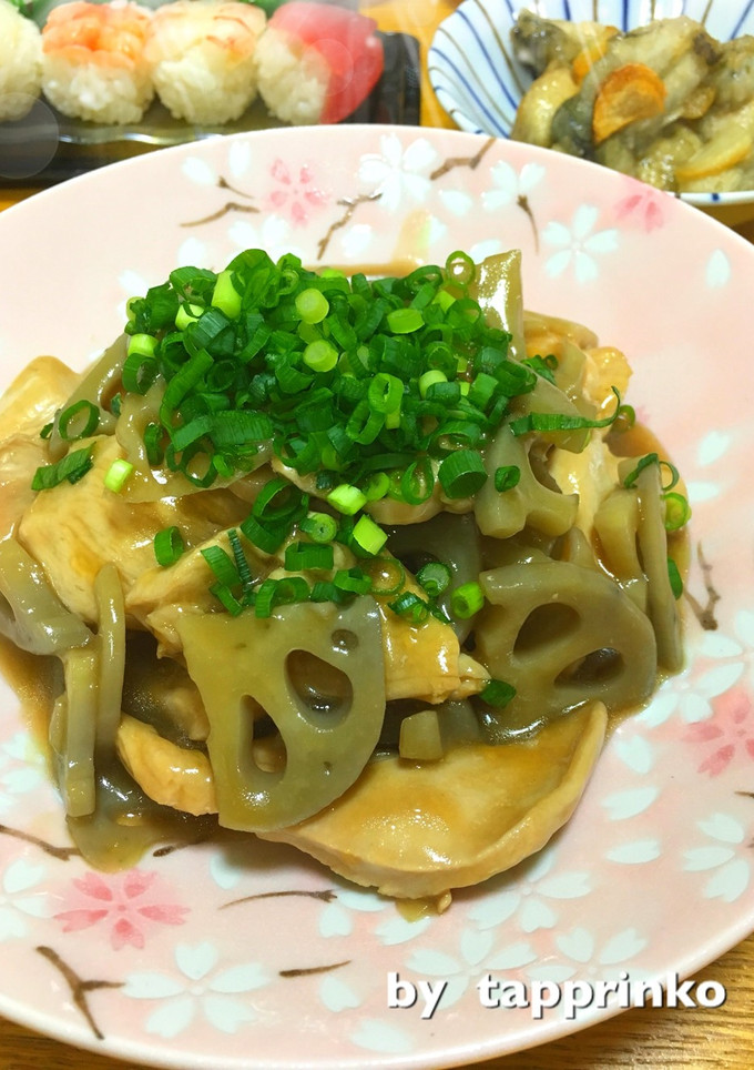 簡単節約☆鶏胸肉とれんこんのあんかけ炒め-レシピのメイン写真