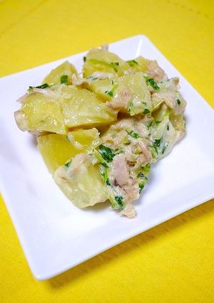 レンジで簡単！豆苗ツナポテトチーズ-レシピのメイン写真