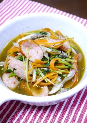 免疫力アップ！舞茸クレソン豆苗の洋風餡-レシピのメイン写真