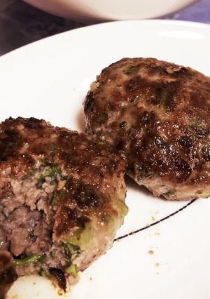 ブロッコリーハンバーグ-レシピのメイン写真