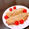トースターでサクサクサバの香草パン粉