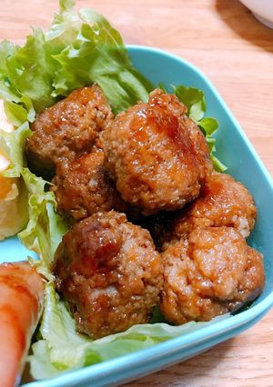 10分で簡単!お弁当にお手軽ミートボール-レシピのメイン写真