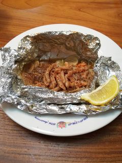 簡単・烏賊の塩辛のガリバタホイル焼き-レシピのメイン写真