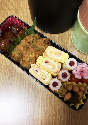 2018／3／15お弁当-レシピのメイン写真