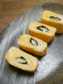 お弁当に~海苔巻きチーズ入り卵焼き-レシピのメイン写真